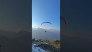 第一次自己飞滑翔伞🪂  激动 paragliding