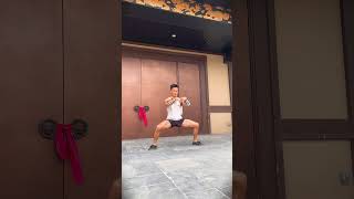 THE ORIGINAL SHANG CHI TEN RINGS! (Hung Gar Kuen Kung Fu Iron Rings Training) 洪家拳 功夫 #shorts