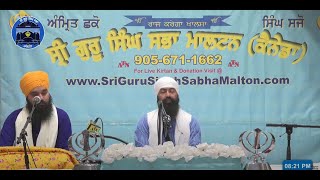 Day 3 | Nihang Giani Jiva Singh Kathavachak Damdami Taksal | Sri Guru Singh Sabha Malton (Canada)