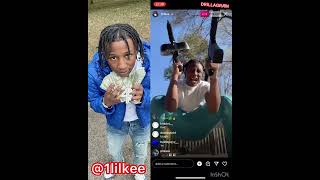 4PF Lil Kee goes crazy to his unreleased song with loaded rifles 💯🥷🔥💫😤