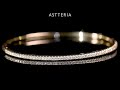 #JCBW05565604# 0.67CT WHITE DIAMOND BRACELET ASTTERIA