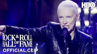 Eurythmics Perform Sweet Dreams Rock Roll Hall of Fame Induction Ceremony 2022 HBO