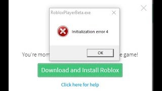 How To Fix Roblox Initialization Error 4 Free Robux No - how to play disbaliefs song on roblox piano