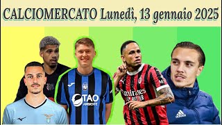 CALCIOMERCATO Lunedì, 13 gennaio 2025