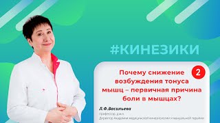 🎓  2 Почему снижение возбуждения тонуса мышц – первичная причина боли в мышцах