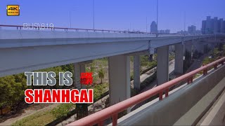 #上海公交 #BUS #shanghai【4K. Shanghai】Shanghai bus 819 \\ Travel around Shanghai\\上海の街