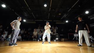 HIBIKI\u0026REOU vs Mavericks BEST4 POPPIN' SIDE WDC 2017 KANTO 4STYLE DANCE BATTLE