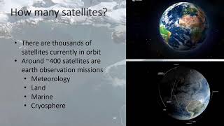 Tour of Earth Observation (EO) technologies, by Dr Gwawr Jones