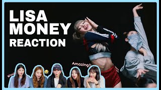 (ENG) 라리사 보고 다시 찾아온 블랙핑크 리사 ' MONEY ' 퍼포먼스 비디오｜댄스팀의 현실 리얼 반응 /  Performance Video Reaction / 머니 리액션