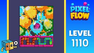 Pixel Flow Level 1110 (Very Hard) Walkthrough Solution