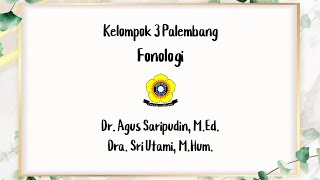 Fonologi - Pembentukan Vokal | Universitas Sriwijaya