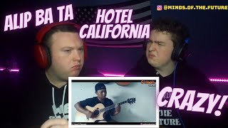 Alip Ba Ta - The Eagles - Hotel California (Fingerstyle Cover) | Reaction!!