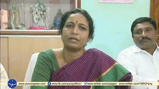 YSRCP MLA Gowru Charitha reddy press conference at Kurnool