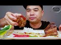 spicy braised pork jowl with coconut cream mukbang asmr alfie eats