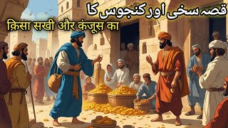 Qissa Sakhi aur Kanjoos Ka || सखी अमीर और कंजूस दौलतमंद || Urdu Hindi Moral Story