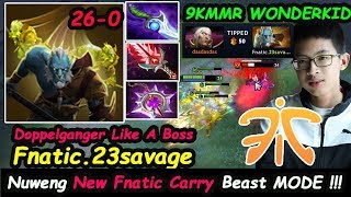 Fnatic 23savage [Phantom Lancer]Carry Beast MODE Insane Doppelganger Juke Dota 2 7.22 pro Gameplay