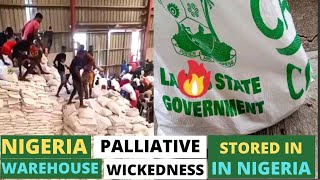 The Wickedness in Nigeria//Palliative Food Stored in Warehouse Full Video