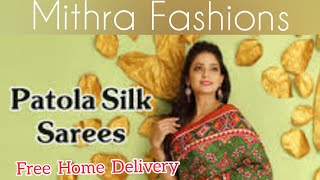 Fancy Patola Soft Silk Sarees Collection 💐 💐