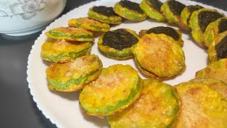 Kungull në furre me miell dhe vezë/Zucchini appetiser