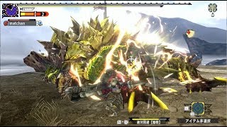 【MHXXNS】超特殊金雷公 5針 ブレイヴガンランス 09'16 猫火事場