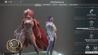 【warframe】真DE大佬、莲妈账号、战甲配色