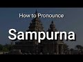 Sampurna - Pronunciation and Meaning