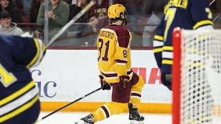 Highlights: #4 Gopher Men's Hockey Steamrolls #6 Michigan, 6-0