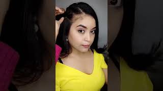 Cute Hairstyle For Western Dress #trending #shorts #viral #youtubeshorts #hairstyle #hair #ytshorts