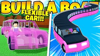 I BUILT A FLEXIBLE LIMOUSINE CAR In Build a Boat!