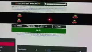 LG OLED55B6V Trumotion Frame Stutter Demonstration