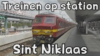 NMBS Treinen op station Sint Niklaas