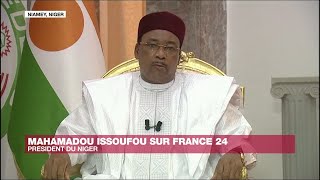 EXTRAIT - Sur France 24 Mahamadou Issoufou appelle à un plan Marshall pour pallier à la crise