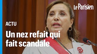 La présidente du Pérou menacée de destitution à cause d’une opération du nez