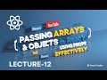 Passing Arrays & Objects to Components Using Props in React