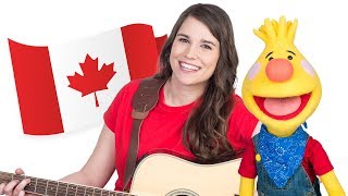 O Canada (Bilingual Version) | Canada's National Anthem | Caitie's Classroom