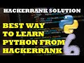 Hackerrank problem6 || for loop || python basics with hackerrank solutions || print function