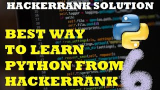 Hackerrank problem6 || for loop || python basics with hackerrank solutions || print function