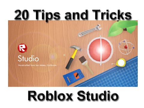 20 Tips And Tricks For Roblox Studio - YouTube