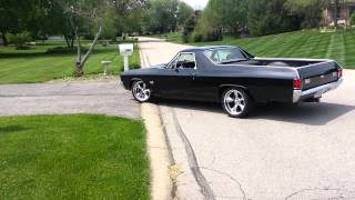 Dad scares mom burning the tires on my 70 El camino