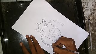 drawing a robot...|goskula rishindra