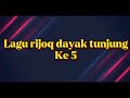 Lagu Rijoq Dayak Tunjung versi Dangdut | Warung musik dayak | kubar