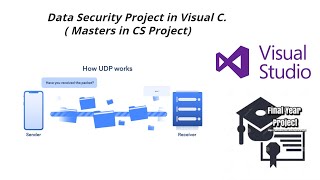 Data Security UDP Project|| Data Encryption & Decryption in C Sharp|| MYSQL | Masters in CS Project