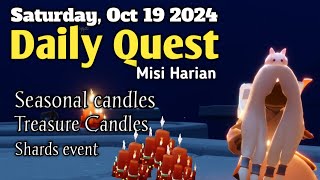 Sky Daily Quest today - Vault of Knowledge 19 Oct 2024 | Sky Children of the Light | Sandwichies Ch