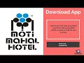 hotel moti mahal new offer