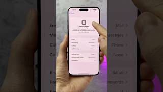 How to CHANGE DEFAULT apps on iPhone #apple #iPhone #tips #tricks #technology
