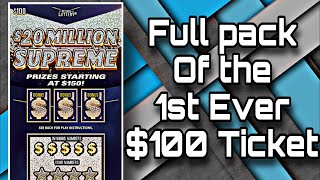 $100 Ticket 🔶 $20 Million Supreme Full Pack