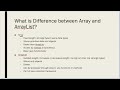 Array vs ArrayList Java