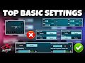 THESE BASIC SETTINGS WILL MAKE YOU PRO IN BGMI🔥PUBGM (TIPS & TRICKS) | Mew2