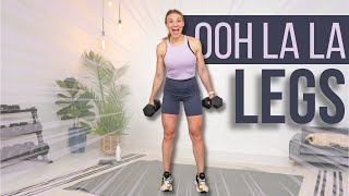 Lean LEGS & ABS dumbbell workout | Strength Training