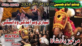 (Baramdagi Zuljinah) 19 Safar 2024 Chehlum Imam Hussain as | Full Route | Katra Wali Shah Lahore